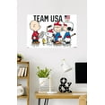 thumbnail image 2 of Team USA x Peanuts – Olympic Hockey Team Wall Poster, 22.375" x 34", 2 of 5
