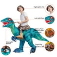 thumbnail image 5 of GOOSH 72 inch Inflatable Dinosaur Costumes for Adults, Funny Halloween Costumes Adult Halloween Costume for Men Women, Adult Dinosaur Costumes for Halloween Party Cosplay, 5 of 9