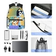 thumbnail image 6 of Lsque Bluey Classic Casual Backpack - Large Capacity Water-Resistant Backpack for School, Work, Travel, and Outdoor Activities, 6 of 8