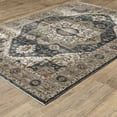 thumbnail image 2 of Oriental Weavers Eliana Area Rug - ELI07 - 3'3" x 5' - in Blue/ Grey - Vintage Inspired, Stain Resistant, Family and Pet Friendly , Entrway, Bedroom Rug, 2 of 3