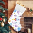 thumbnail image 5 of Coolnut 17.7 Inch Christmas Stockings, 2 PCS Cute Space Print Presonalized Large Stocking Sock for Family Holiday Xmas Party Decorations, 5 of 7