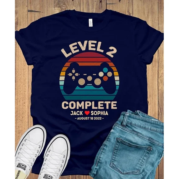 DOPASHIRT 2Nd Wedding Anniversary Gift For Husband Wife, 2Nd Anniversary Gift For Husband Unisex S-5XL Hot Trending Shirt, Vintage Birthday Gift