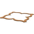 thumbnail image 6 of 33"W x 33"H x 3/8"T Extra Large May Decorative Fretwork Wood Ceiling Panels, Cherry, 6 of 10