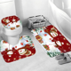 thumbnail image 3 of Cortinas De Baño Banna 4 Piezas Navideñas Xtellar rojo, 3 of 4