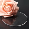 thumbnail image 4 of 2X Transparent 3mm Thick Mirror Acrylic Round Disc Diámetro:100mm, 4 of 4