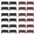 thumbnail image 3 of Kuymtek 4 luces solares de pared para escalones de cubierta, lámparas decorativas para vallas y escaleras (marrón/luz de color), 3 of 8