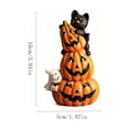 thumbnail image 3 of 2026 Halloween Indoor Decorations Halloween Resin Pumpkin Ornaments Creatives And Whimsical Home Decor Gifts For Halloween Party, Yard Haunt, Indoor Outdoor Decor Props, 3 of 6