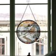 thumbnail image 3 of Christmas House Stained Glass Suncatcher, Christmas House, Christmas House Decor, Christmas Stained Glass Suncatcher Decorations for Window, Christmas SwPWlu, 3 of 5