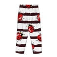 thumbnail image 5 of Fotbe Ladybugs on Black and White Striped1 Women's Pajama Pants,Sleepwear Pants,Pj Bottoms Drawstring And Pockets-X-Large, 5 of 9