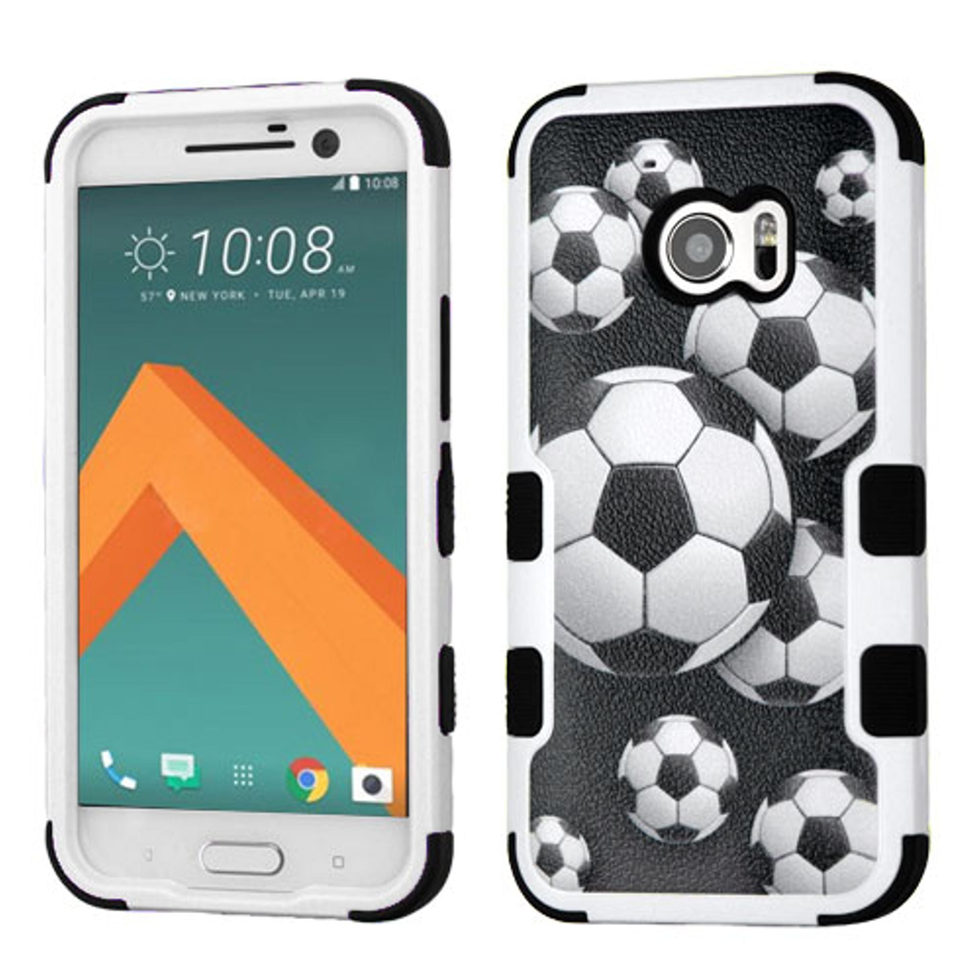 HTC One M10 Phone Case, HTC One M10 Case, by Insten Tuff Soccer Ball