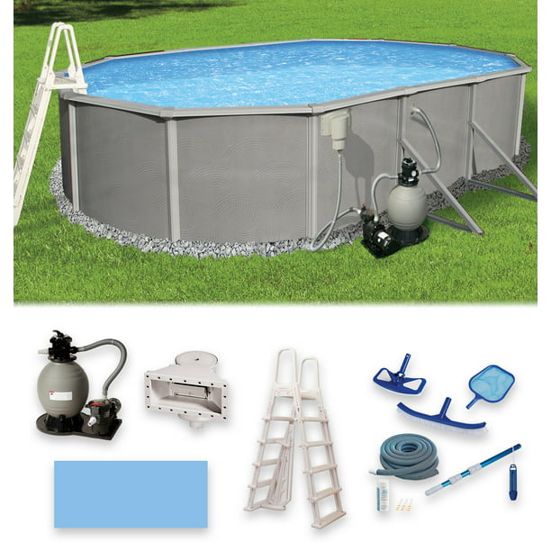 Above Ground Pool, Metal Above Ground Pools Oval