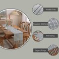 thumbnail image 3 of Table Runner Table Runner Boho Table Runner Linen table pants Fall Table Runner for Dresser Coffee table Dining room (13 "" x72") - grey, 3 of 5