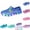 001-Blue2, variant on Toddler Clogs Kids Car Design Light Up Shaking Garden Shoes Slip Resistant Beach Sandal Boy