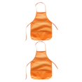 thumbnail image 1 of Qarigey Delantal de pintura de artes no tejidas para niños delantales sin mangas de cocina reutilizables baberos accesorios decorativos Festival naranja Type1 NO1 Qarigey CBP081612, 1 of 5
