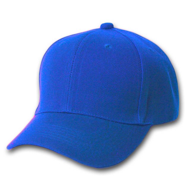 Curve Bill Adjustable Baseball Cap, Royal