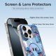 thumbnail image 3 of Funda de TPU Stitch para iPhone 16 Pro Max: ultrafina, a prueba de golpes, antiamarilleo, resistente a arañazos, compatible con carga inalámbrica, agarre mejorado, estilo transparente., 3 of 7