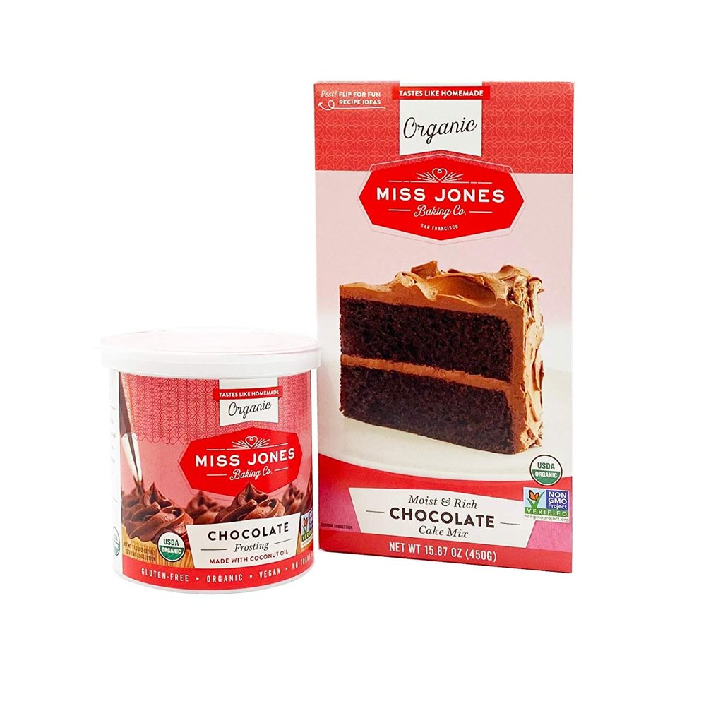Miss Jones Baking Organic Cake and Cupcake Mix Bundled