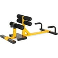 thumbnail image 2 of Spaco 3-in-1 Sissy Squat Ab Workout Home Gym Sit-up Machine, Ab/Back Hyper Roman Chair, Adjustable Ab Sit up Bench, 2 of 10