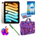 thumbnail image 1 of Paquete Apple iPad Mini 6 (256 GB, celular, Starlight) con funda de cachemira morada, 1 of 9