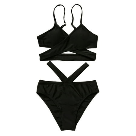 Daznico Girls Swimsuits Bikini Set Two Piece Swimsuit Bathing Suit Girls Swimwear 8-9 Years