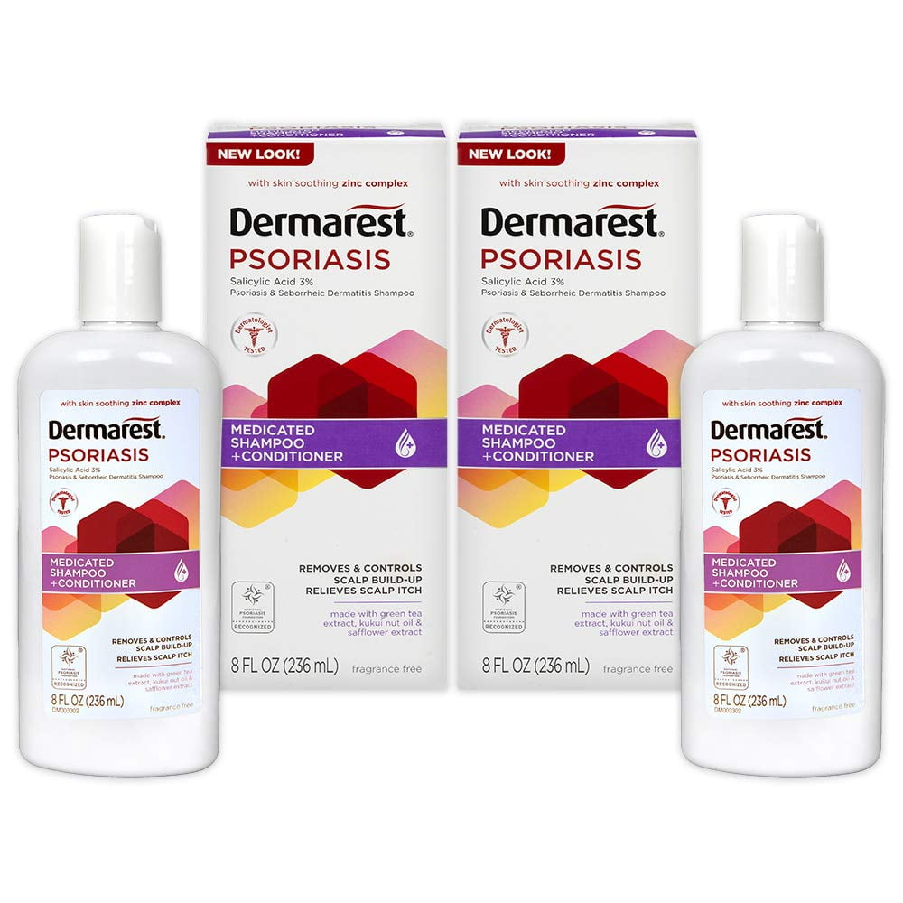 Dermarest Psoriasis Medicated Shampoo Plus Conditioner 8 FL OZ 2