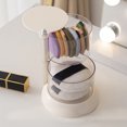 thumbnail image 3 of LCXmlly Storage Container Rotatable Storage Box Spacesaving 360 Degree Rotation Rubber Band Jewelry Makeup Puff Case for Daily Use, 3 of 6