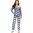 thumbnail image 1 of Pijama Polar Mujer Con Capucha Set 2 Pza Dama Diseño Estampa LOLE Pijama, 1 of 3