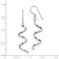 thumbnail image 4 of Auriga Fine Jewelry 925 Sterling Silver Fancy Twisted Spiral Dangle Earrings for Women, 4 of 6