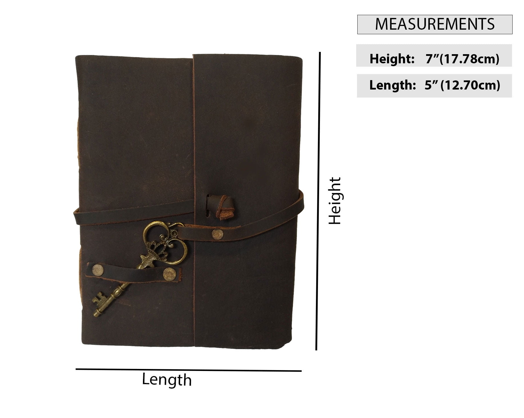 Vintage Leather Journal Antique Handmade Leather Bound journal for Men Women Diary Leather Sketchbook Drawing Journal Brown Notebook