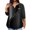 Dark Gray, variant on TQWQT Plus Size Dressy Tops for Women 2024 3/4 Length Sleeve Shirts Tie Dye Gradient Tunic V Neck Sweatshirts for Women Loose Fit with Front Pocket Army Green L