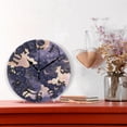 thumbnail image 2 of Cat in Moon Sky Clouds 10 inch Wall Clocks Non Ticking Easy to Read Battery Decorative for Home Bathroom Kitchen Bedroom Living Room, 2 of 8
