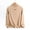 Beige, variant on Kilaqueen Long Sleeve Thermal Tops for Women Compression High Neck Slim Fitness Stretchy Long Underwear Comfy Warm Layer Base Shirts