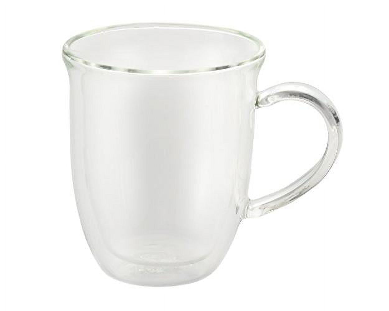 BonJour Coffee 12-oz Insulated Glass Latte Cups, Set of 2 