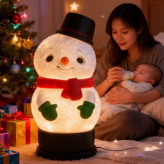 Inflatable Christmas Snowman W/ Flash Light 1.8M Xmas Decoration