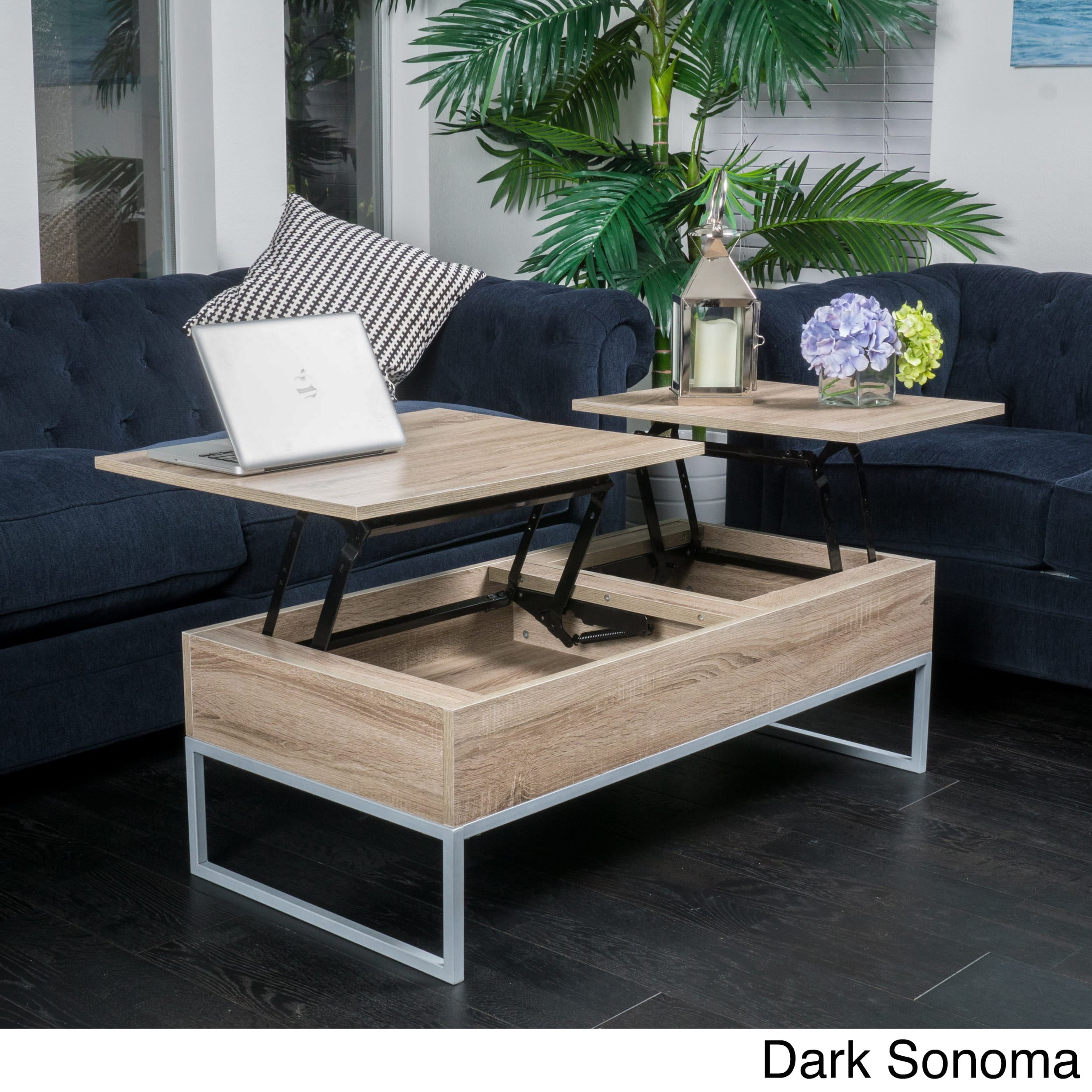 Christopher Knight Home Lift Top Wood Storage Coffee Table