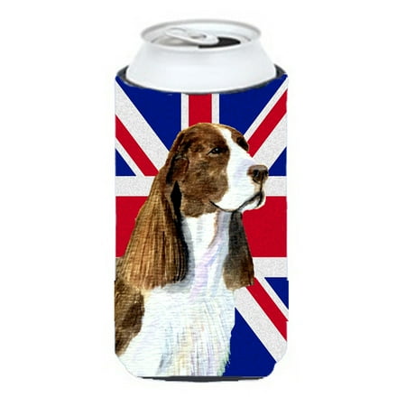 

Carolines Treasures SS4955TBC Springer Spaniel with English Union Jack British Flag Tall Boy Hugger Tall Boy