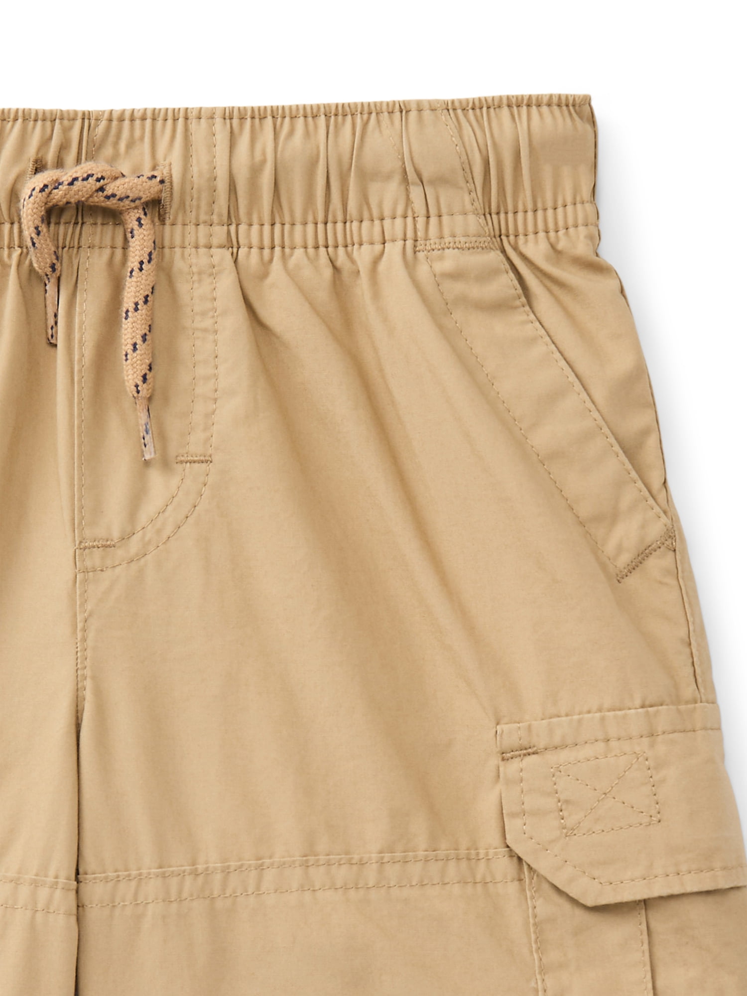 Wonder Nation Boys Soft Cargo Shorts, Sizes XS-XXL & Husky