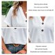 thumbnail image 1 of Tops para mujer, tops con cuello en V para uso informal, camisetas con cuello en V, tops de color puro, calidad superior, 1 of 6