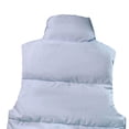 thumbnail image 4 of NominalSnug Womens Puffer Vest Full Zip Sleeveless Coat Stand Collar Winter Warm Outerwear, 4 of 4