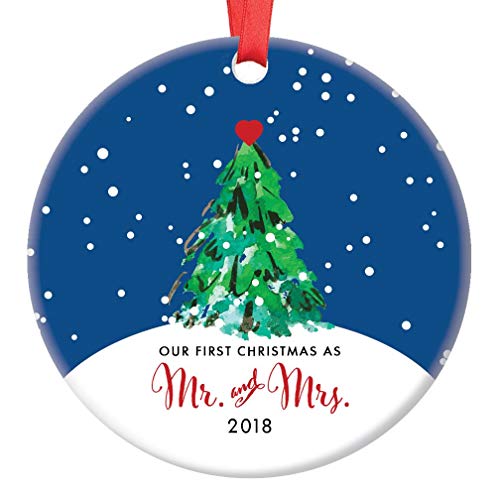 1st christmas ornament wedding