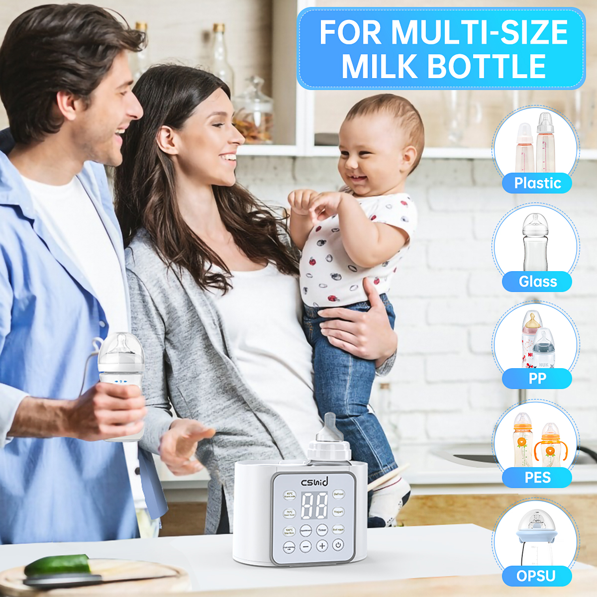 Cshidworld 9-in-1 Baby Bottle Warmer photo 6