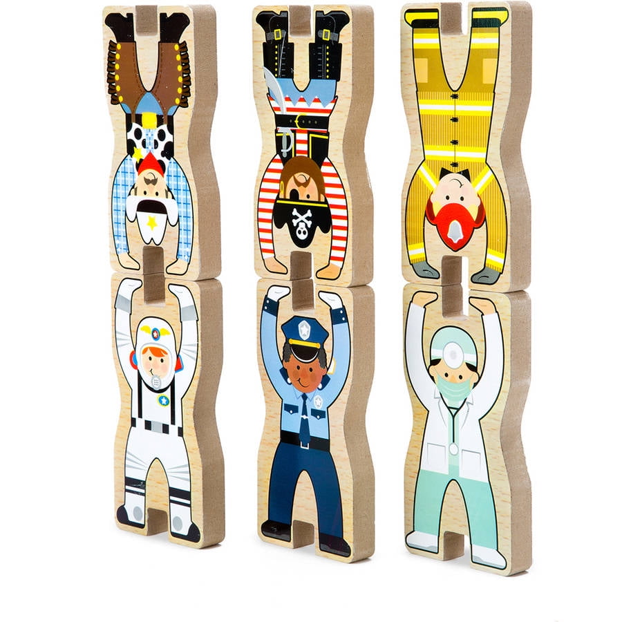 melissa and doug stacking wooden chunky puzzle