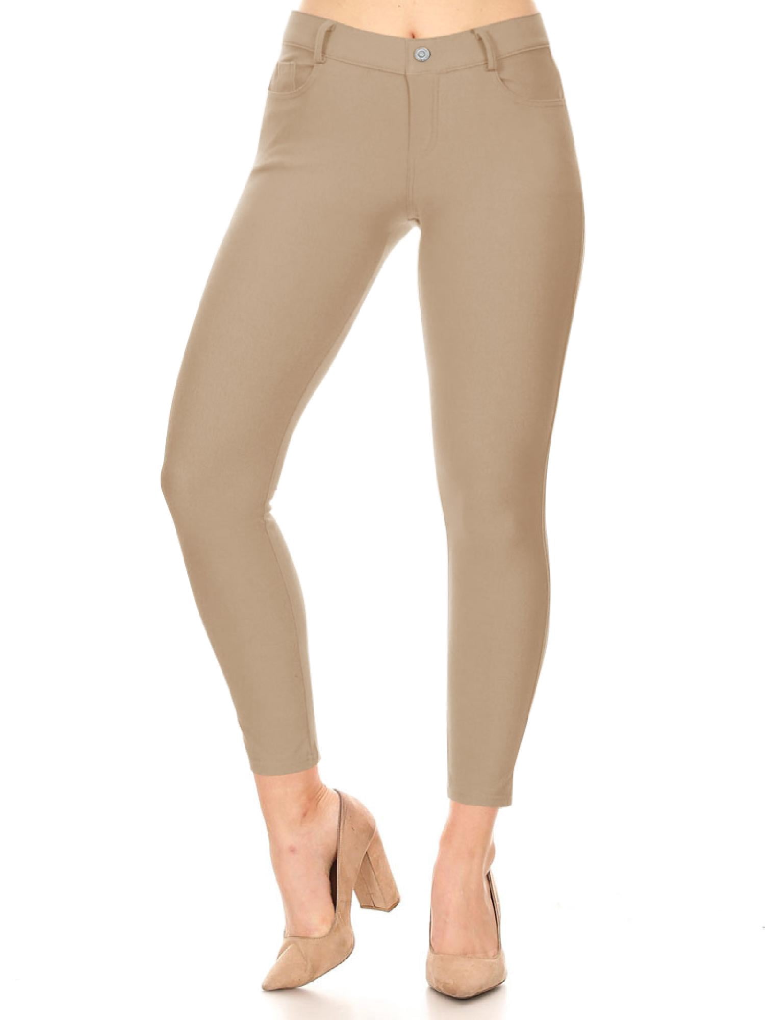 Womens Jeggings | Beige - Walmart.com