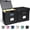 Black, variant on 2 Pack Hanging File Folder Box with Lid, Durable Letter Size Filing Storage Box, Sturdy File Holder with Cardboard Support PVC Rails for Office Home Organizer, Black
