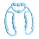thumbnail image 4 of Rodillo de masaje de piernas, masaje de tejido profundo, equipo ergonómico, rodillo portátil para muslos. Azul, 4 of 9