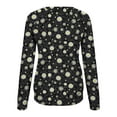 thumbnail image 5 of WXLWZYWL Trendy Sweatshirts For Women 2023 Women Classic And Winter Floral Print Crewneck Long Sleeve Loose Sweatshirt Tops, 5 of 5