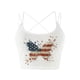 thumbnail image 4 of Blusa sin mangas con estampado de moda para mujer Tirantes Tops Pompotops lopia999481, 4 of 4