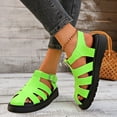 thumbnail image 4 of DIVVce Woven Platform Gladiator Sandals For Women Open Toe Adjustable Buckle Comfort Footwear, 4 of 8