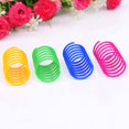 thumbnail image 2 of Clearance Sale 4Pcs Plastic Spring Cat Toy Colorful Coil Spiral Springs Pet Action Wide Durable Interactive Toy Pet Accessory,SOOSI, 2 of 7