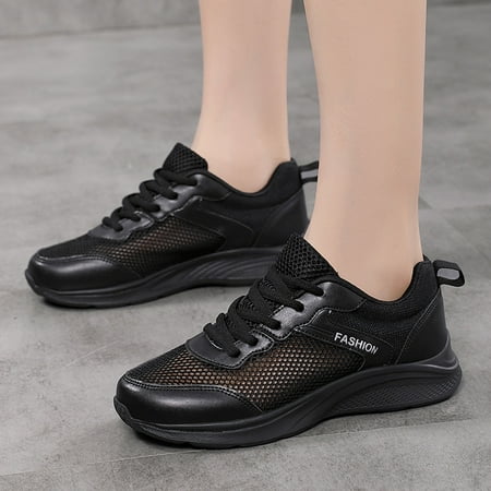 

YTJX Women s Lace Up Comfortable Shoes Outdoor Mesh Shoes Runing Fashion Sports Breathable Sneakers